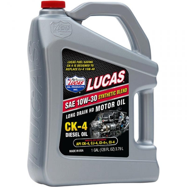 LUCAS OIL 10282 SYNTHETIC BLEND 10W-30 CK-4 ENGINE OIL