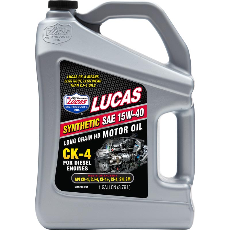 LUCAS OIL 11247 SYNTHETIC 15W-40 CK-4 ENGINE OIL