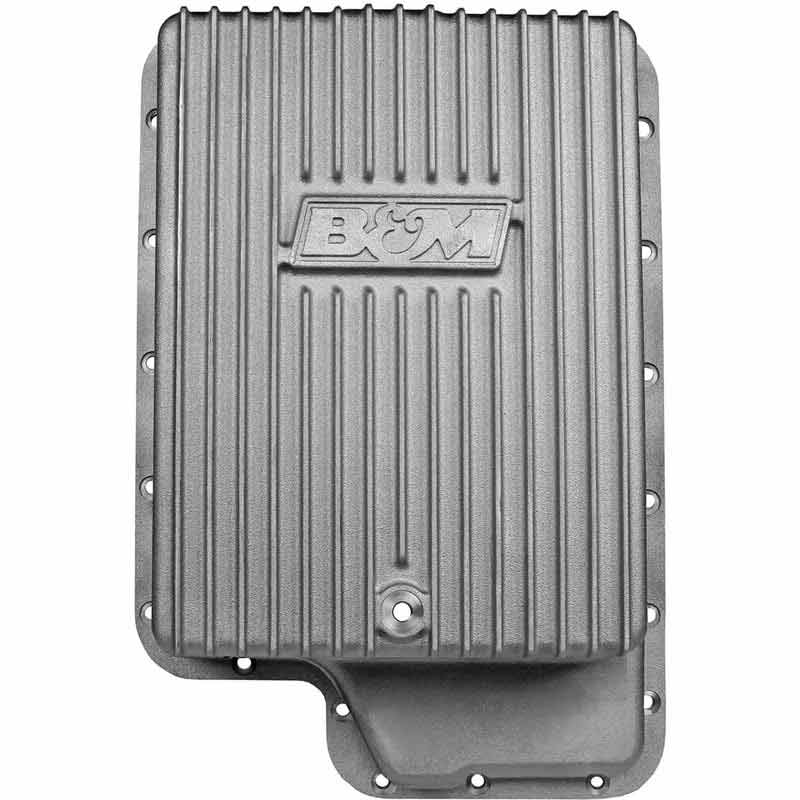 B&M 40295 HI-TEK DEEP TRANSMISSION PAN FOR E4OD/4R100