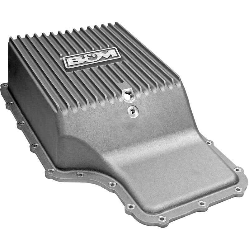 B&M 70397 HI-TEK DEEP TRANSMISSION PAN FOR 6R140