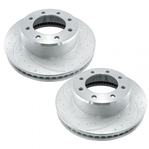 SSBC 235807AA3L/3R DIMPLE DRILLED & SLOTTED BRAKE ROTORS (REAR)