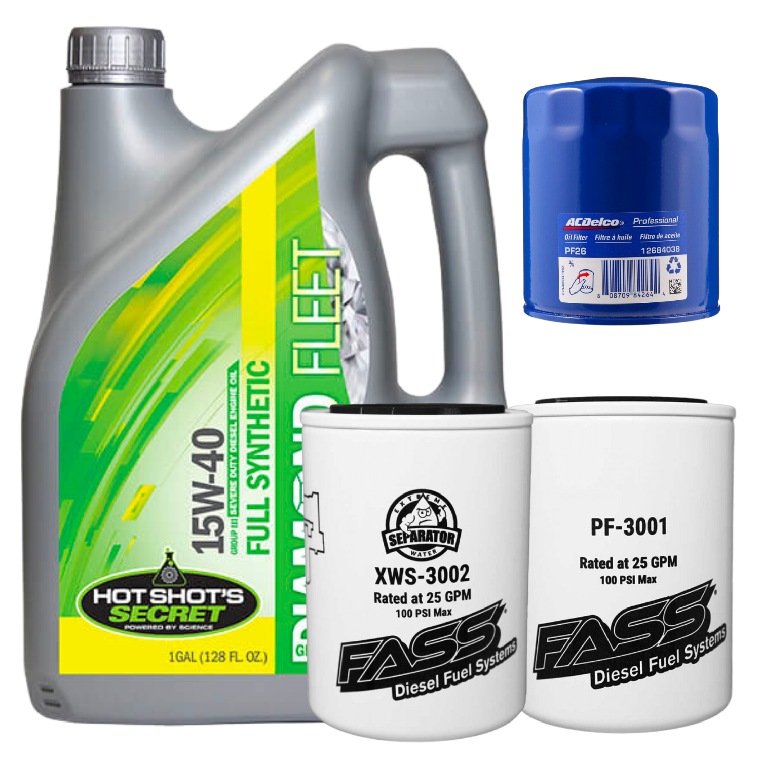 Mullet Diesel Performance 20-23 Chevrolet/GMC 6.6L Duramax Oil Change w/ FASS Filters Kit