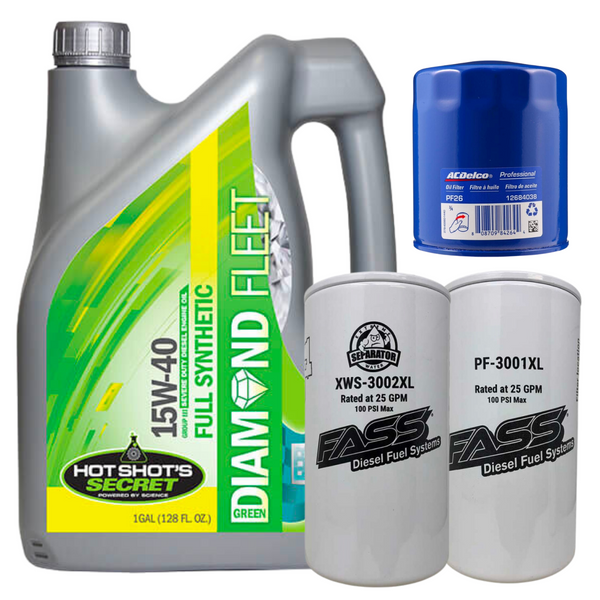 Mullet Diesel Performance 20-23 Chevrolet/GMC 6.6L Duramax Oil Change w/ XL FASS Filters Kit