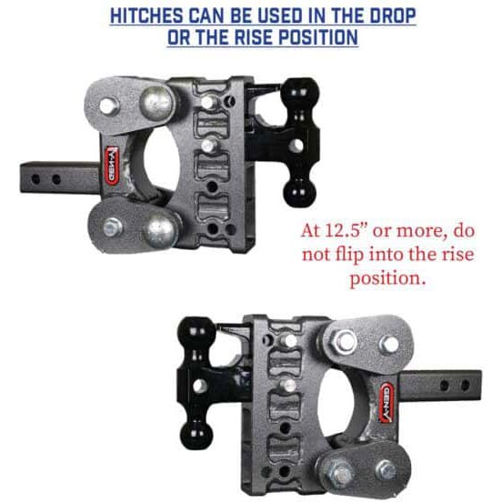 GEN-Y HITCH GH-1125 THE BOSS 16K DROP HITCH W/PINTLE LOCK - 7.5