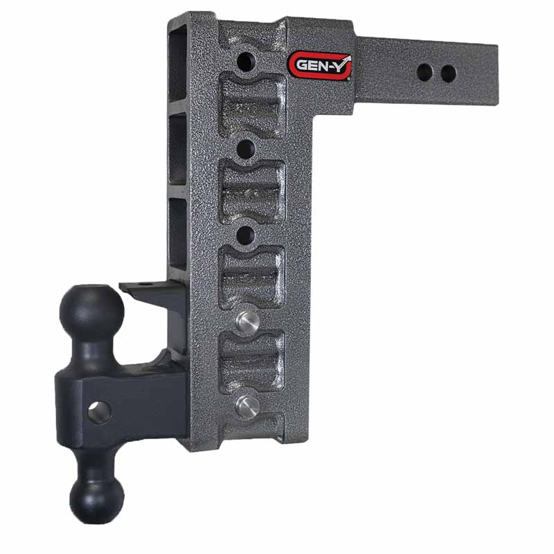 GEN-Y HITCH GH-625 MEGA-DUTY 21K DROP HITCH W/PINTLE LOCK - 12