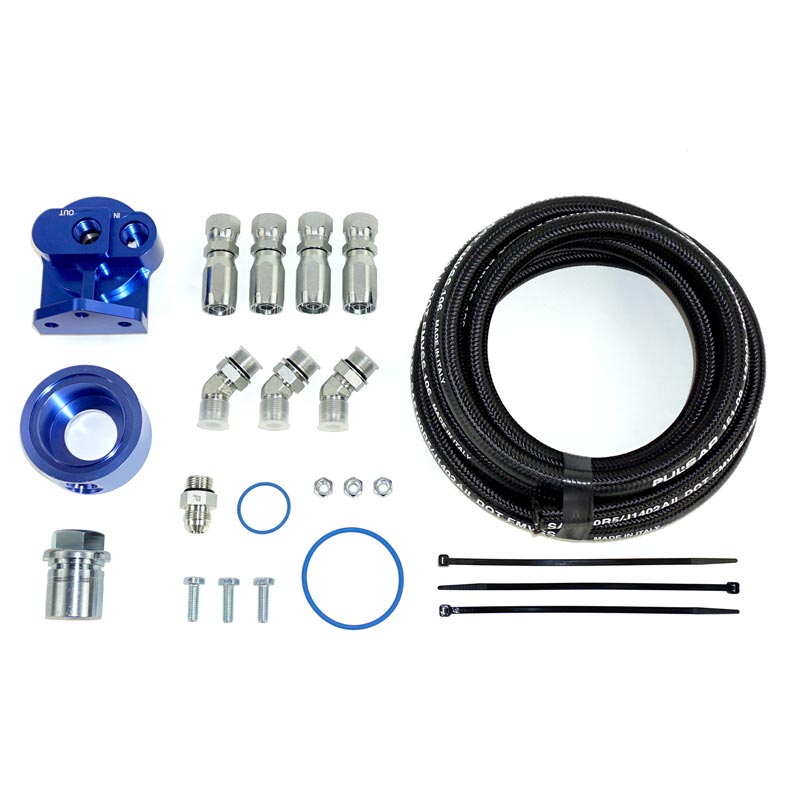 PACBRAKE HP10589 REMOTE OIL FILTER RELOCATION KIT