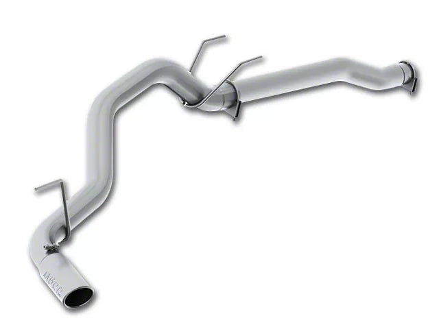 MBRP Armor Lite Filter-Back Single Exhaust System with Polished Tip; Side Exit