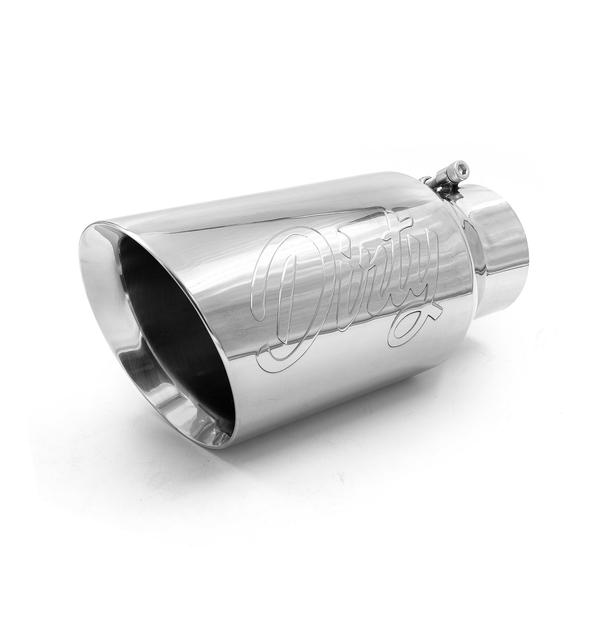 Universal 4 to 6" Dirty Stainless Exhaust Tip (DDC-EXH-A055)