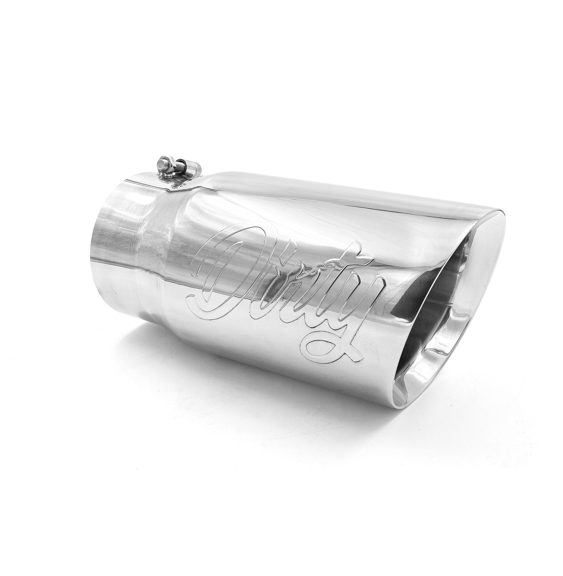 Universal 5 to 6" Dirty Stainless Exhaust Tip (DDC-EXH-A056)