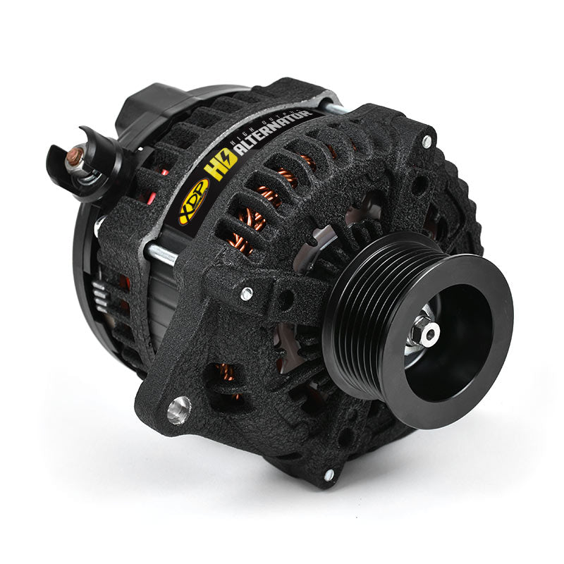 Wrinkle Black HD High Output Alternator 2011-2019 GM 6.6L Duramax XD350 XDP